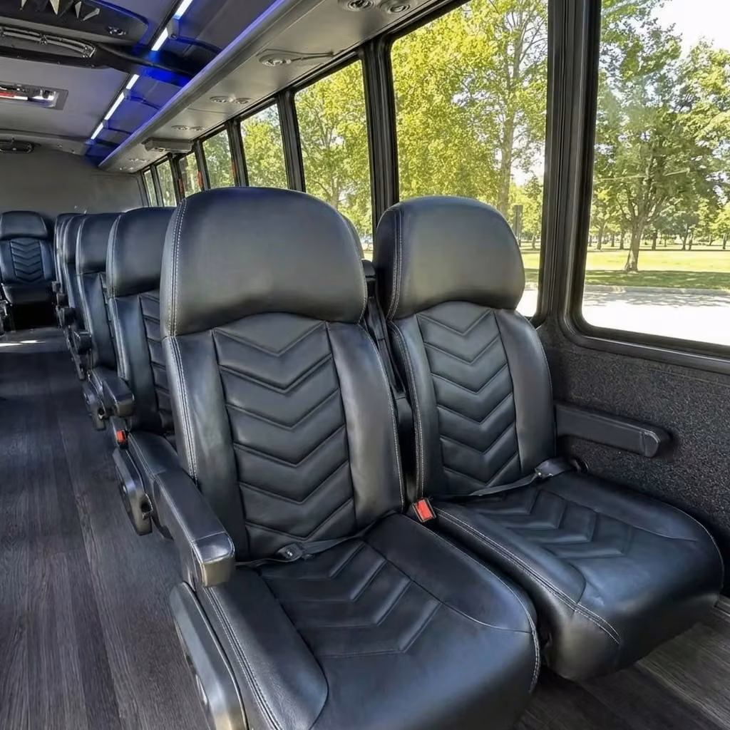 dana point 28 passenger minibus seating