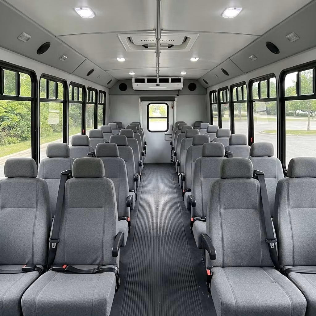 dana point 30 passenger minibus seating