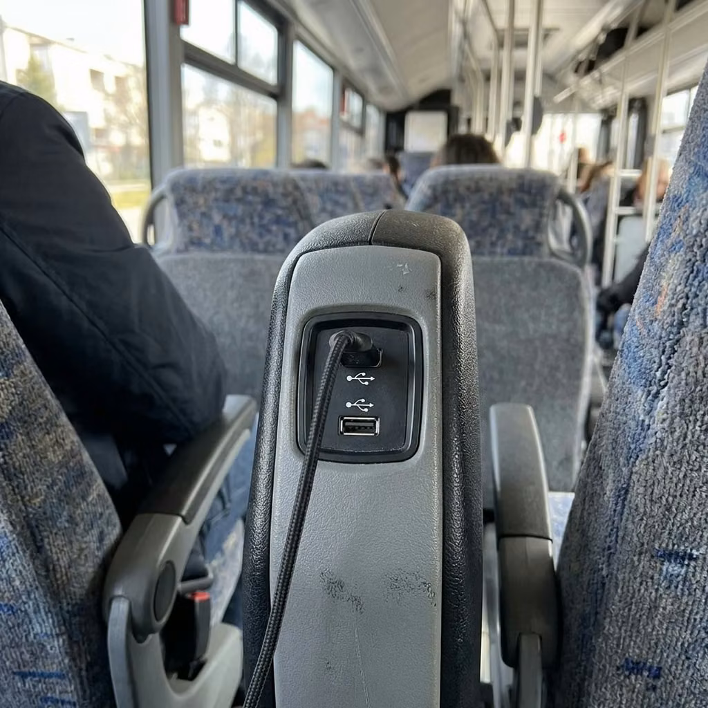 dana point 30 passenger minibus usb charging