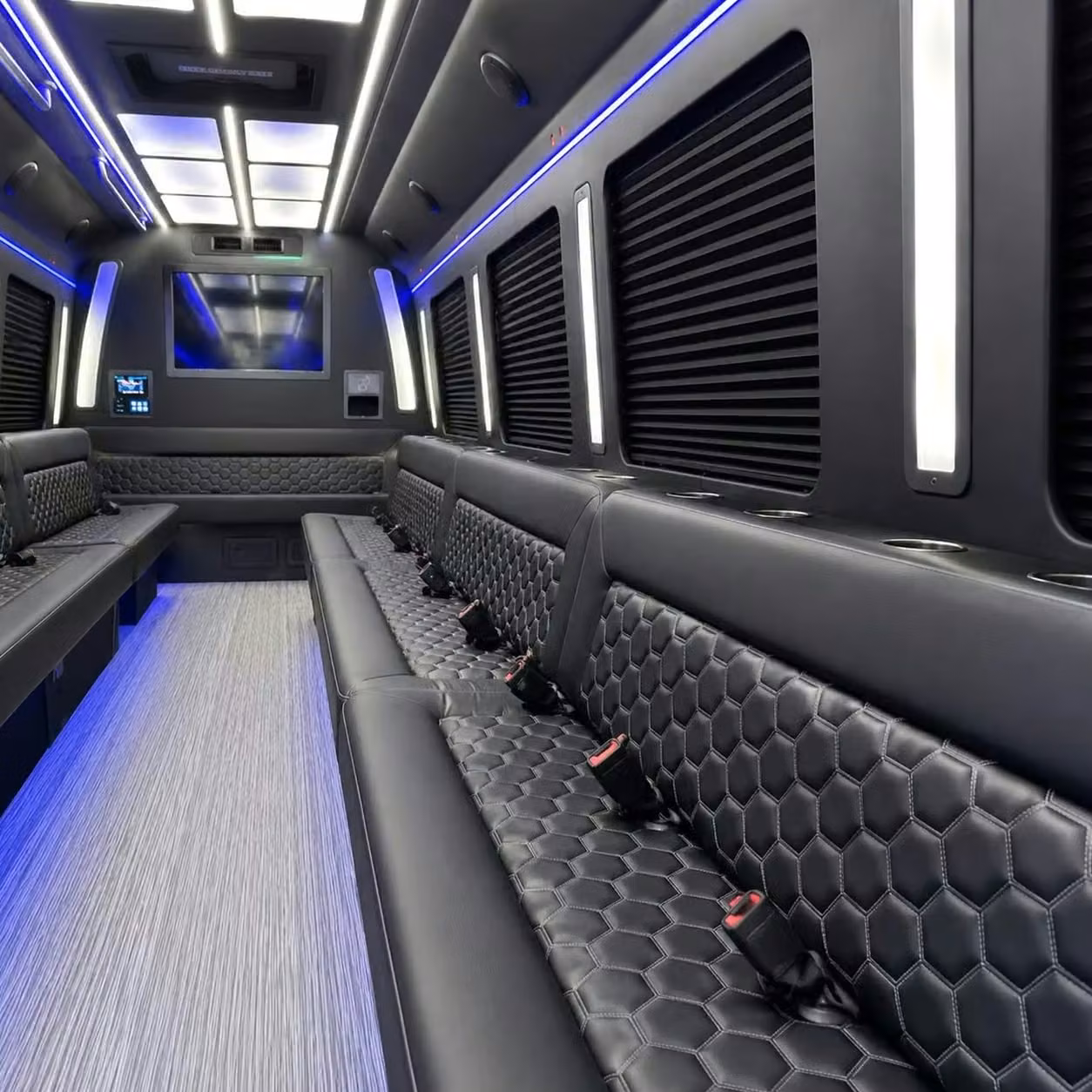 dana point party bus party lighting